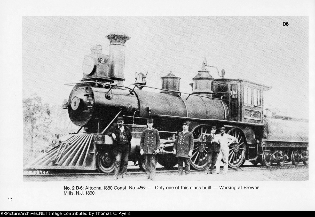 PRR "Class 'D' Locomotives," Page 12, 1981